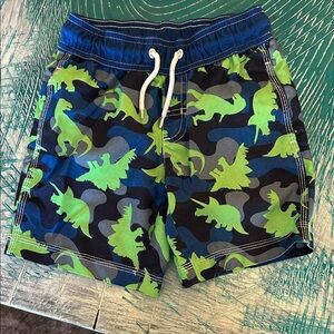 Gymboree Blue and White Swim Shorts